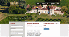 Desktop Screenshot of chateaudemazelieres.com